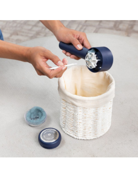 Removedor De Pelusa Black Decker Con Usb Recargable Azul