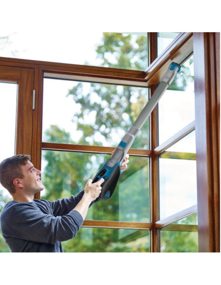 Aspiradora Black Decker Inalambrica 2 En 1-Piso Y De Mano-Recargable Gris-Azul