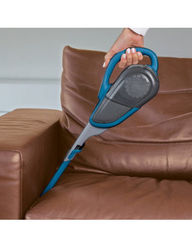 Aspiradora Black Decker Inalambrica 2 En 1-Piso Y De Mano-Recargable Gris-Azul