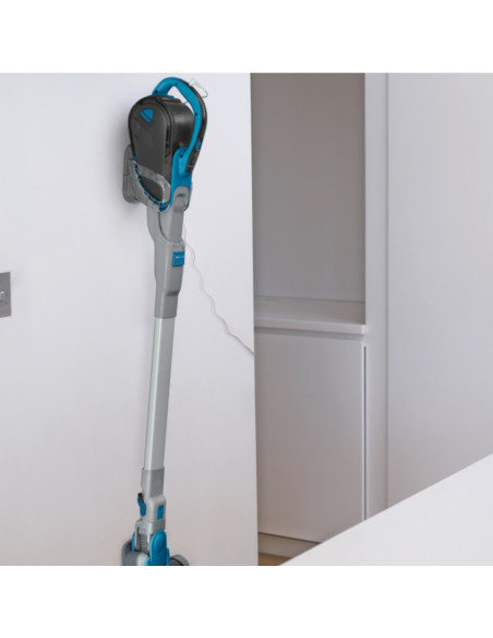 Aspiradora Black Decker Inalambrica 2 En 1-Piso Y De Mano-Recargable Gris-Azul
