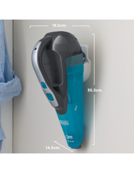 Aspiradora De Mano Black Decker Inalambrica Recargable Liquidos Y Solidos Turquesa