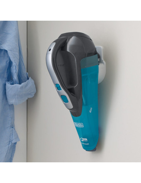Aspiradora De Mano Black Decker Inalambrica Recargable Liquidos Y Solidos Turquesa