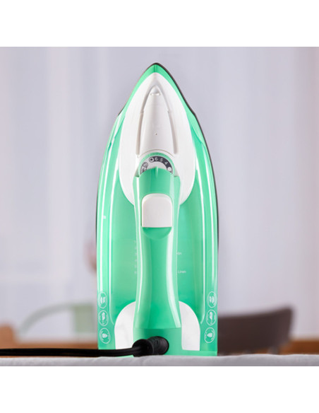 Plancha De Ropa Black Decker Light Easy 1200w Suela Antiadherente Rocio Fino Verde