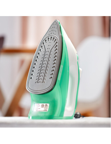 Plancha De Ropa Black Decker Light Easy 1200w Suela Antiadherente Rocio Fino Verde