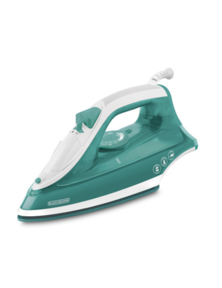Plancha De Ropa Black Decker- 1200w-Antihaderente-Auto Clean Suela Ceramica Verde