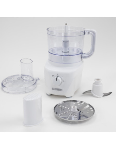 Procesador De Alimentos Black Decker 850w 8tazas Perilla Pulso Blanco