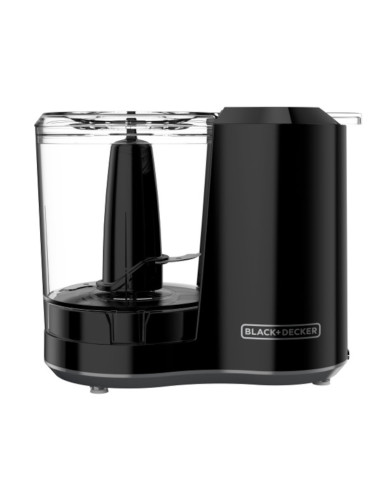 Picador De Alimentos Black Decker 175w 3 Tz One Touch Negro