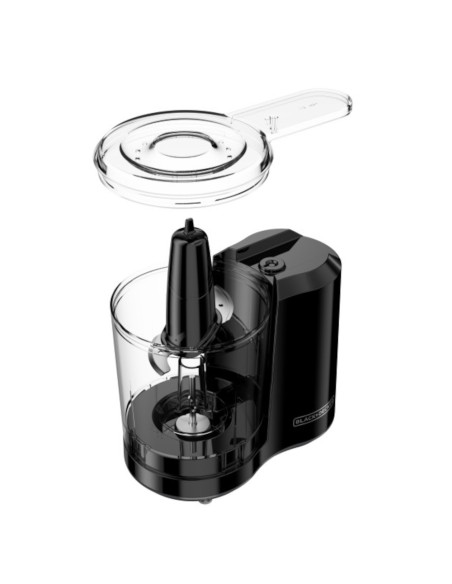 Picador De Alimentos Black Decker 175w 3 Tz One Touch Negro