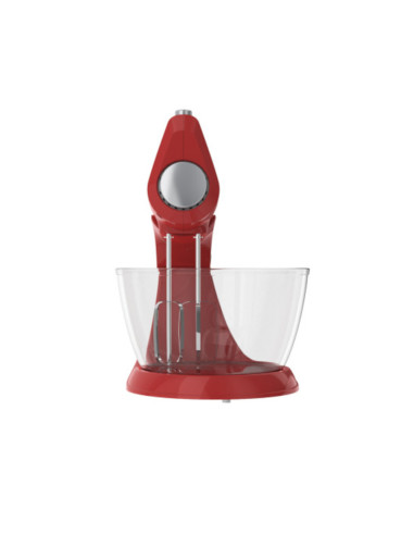 Batidora De Pedestal Black Decker 250w 5 Velocidades 2 Tazones Vidr.-Plast. Turbo Roja