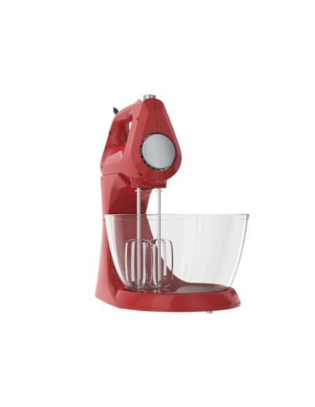 Batidora De Pedestal Black Decker 250w 5 Velocidades 2 Tazones Vidr.-Plast. Turbo Roja