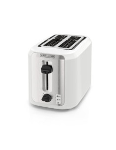 Tostadora Black Decker 2 Rebanadas 750w 7 Niveles Blanca
