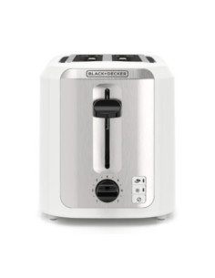 Tostadora Black Decker 2 Rebanadas 750w 7 Niveles Blanca 2