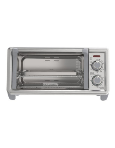 Horno Tostador Black Decker 4 Rebanadas Conveccion Natural 5 Funciones 1150w 11lts Acero Inox.