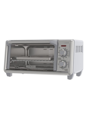Horno Tostador Black Decker 4 Rebanadas Conveccion Natural 5 Funciones 1150w 11lts Acero Inox.