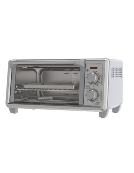 Horno Tostador Black Decker 4 Rebanadas Conveccion Natural 5 Funciones 1150w 11lts Acero Inox.