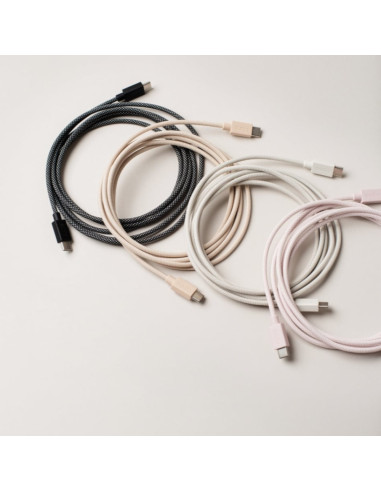 Cable Usb-C Doble Lado Blanco