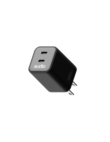 Cargador Tipo Usb-C 45w - 2 Puertos Negro