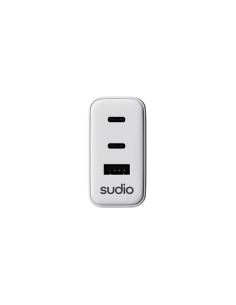 Cargador Tipo Usb-C 65w - 2 Puertos Usb-C 1 Puerto Usb-A Blanco 2