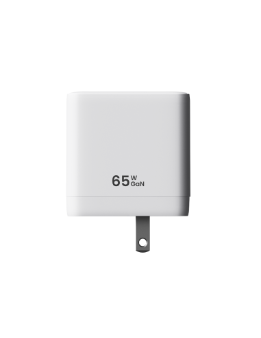 Cargador Tipo Usb-C 65w - 2 Puertos Usb-C 1 Puerto Usb-A Blanco