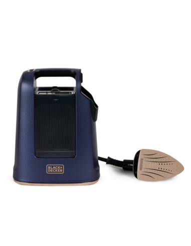 Vaporizador Y Plancha Black Decker Suela Ceramica Tanque 750ml Vapor 20g. Azul