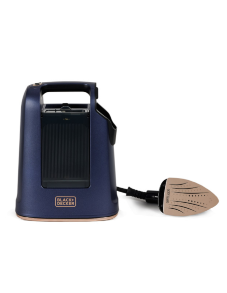 Vaporizador Y Plancha Black Decker Suela Ceramica Tanque 750ml Vapor 20g. Azul