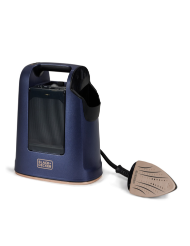 Vaporizador Y Plancha Black Decker Suela Ceramica Tanque 750ml Vapor 20g. Azul