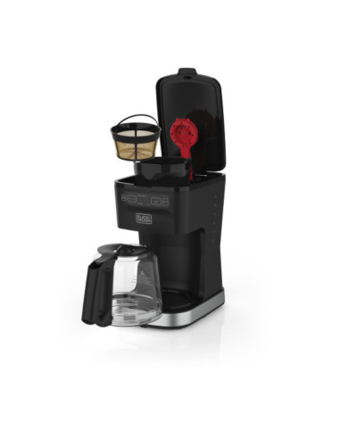 Cafetera Black Decker-12 Tazas-Selector De Intensidad Controles Programables - Silver