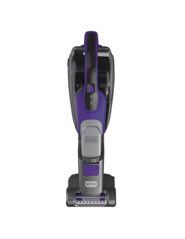 Aspiradora De Mano Black Decker Inalambrica Para Mascotas 2 Velocidades Recargable Gris-Purpura