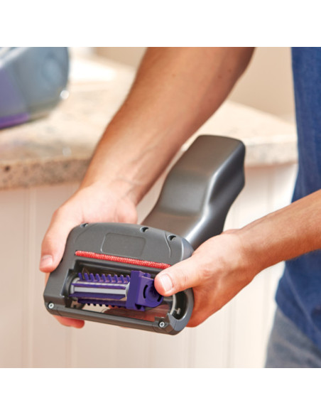 Aspiradora De Mano Black Decker Inalambrica Para Mascotas 2 Velocidades Recargable Gris-Purpura