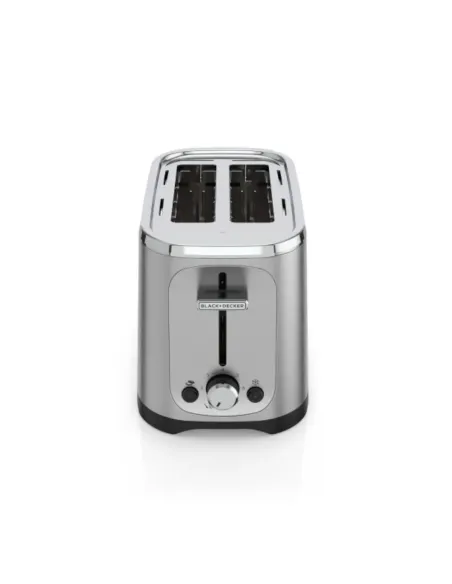 Tostadora Black Decker 2 Rebanadas 7 Niveles Acero Inox.