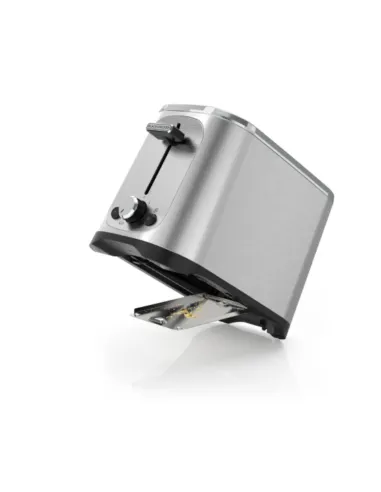 Tostadora Black Decker 2 Rebanadas 7 Niveles Acero Inox.