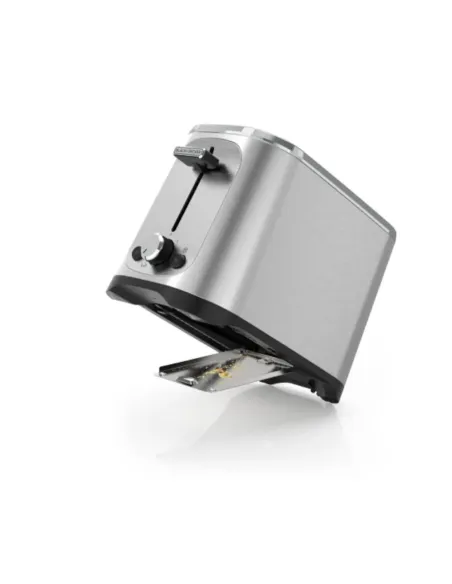 Tostadora Black Decker 2 Rebanadas 7 Niveles Acero Inox.