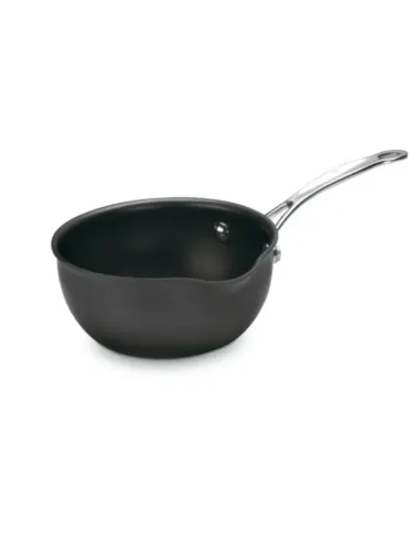Olla Cuisinart 1lt Antiadherente De Ceramica Anodizada Con Mango Acero Inox Y Tapa