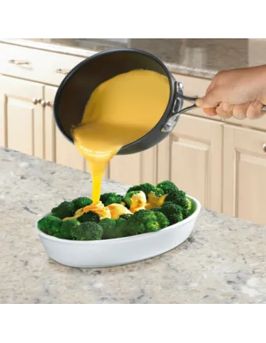 Olla Cuisinart 1lt Antiadherente De Ceramica Anodizada Con Mango Acero Inox Y Tapa