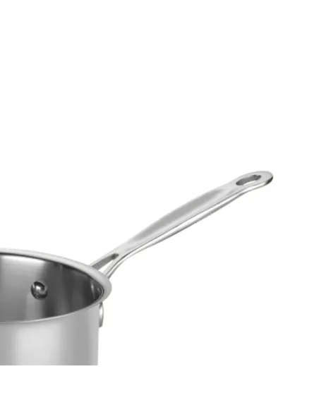 Olla Cuisinart 1.5lts Con Mango-Tapa Acero Inox Para Todo Tipo De Cocina