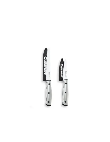 Set De Cuchillos Cuisinart Acero Inoxidable 10 Pcs Con Margo Ergonomico Y Protectores