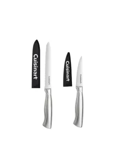 Set De Cuchillos Cuisinart Acero Inoxidable 2 Pcs Un Pelador Y Un Multiuso 2