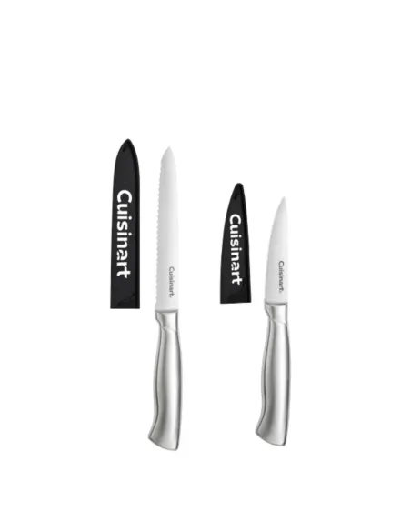 Set De Cuchillos Cuisinart Acero Inoxidable 2 Pcs Un Pelador Y Un Multiuso