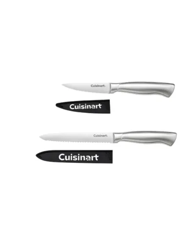 Set De Cuchillos Cuisinart Acero Inoxidable 2 Pcs Un Pelador Y Un Multiuso