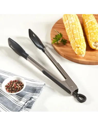 Pinza Cuisinart Acero Inoxidable De 30 cms Con Mango De Agarre Suave