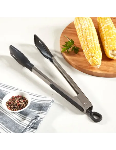 Pinza Cuisinart Acero Inoxidable De 30 cms Con Mango De Agarre Suave
