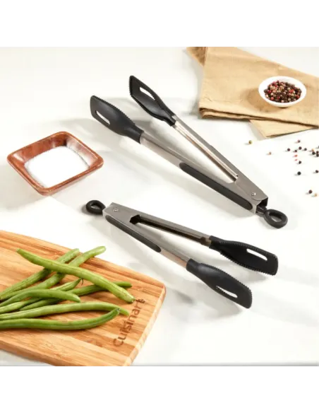 Pinza Cuisinart Acero Inoxidable De 30 cms Con Mango De Agarre Suave