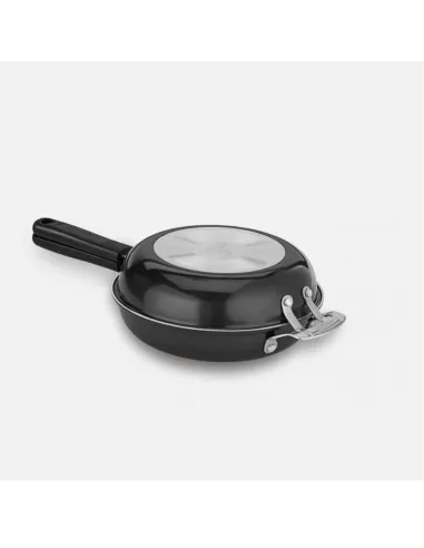 Set De Sartenes Entrelazados Cuisinart 2pz Antiadhrente Ceramica Negro