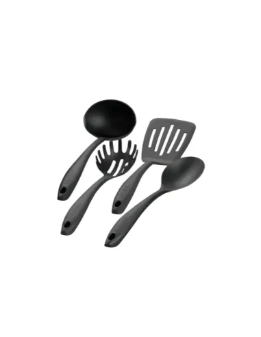 Set De Piezas De Cocina Cuisinart 11pcs Ollas Y Accesorios Antiadherentes-Negra