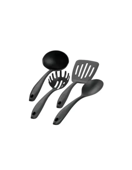 Set De Piezas De Cocina Cuisinart 11pcs Ollas Y Accesorios Antiadherentes-Negra