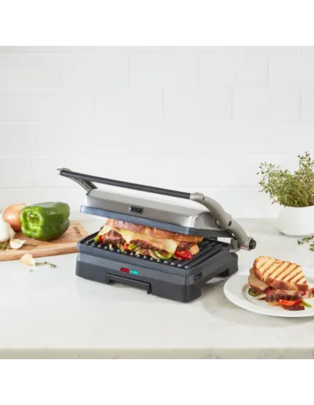 Sandwhichera Cuisinart Electrica Panini 3 En 1 Acero Inoxidable