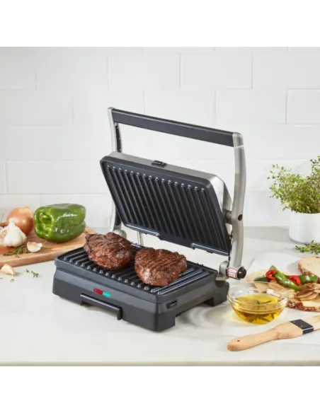 Sandwhichera Cuisinart Electrica Panini 3 En 1 Acero Inoxidable