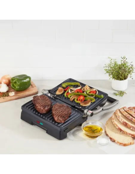Sandwhichera Cuisinart Electrica Panini 3 En 1 Acero Inoxidable