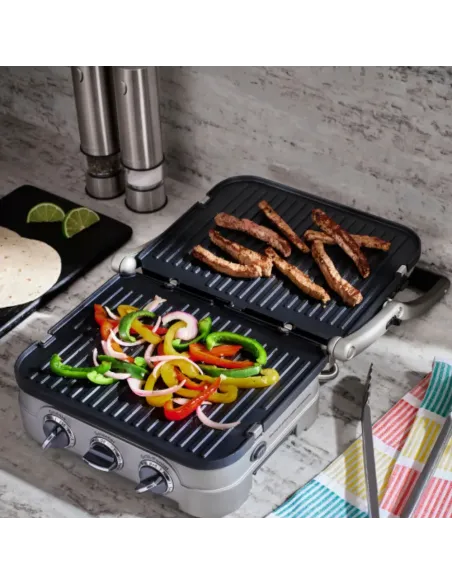 Sandwhichera Cuisinart Electrico Acero Inoxidable Antiadherente