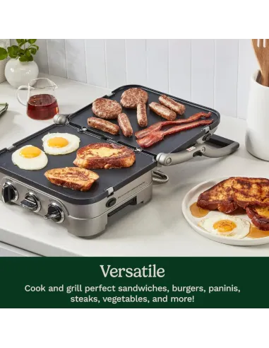 Sandwhichera Cuisinart Electrico Acero Inoxidable Antiadherente